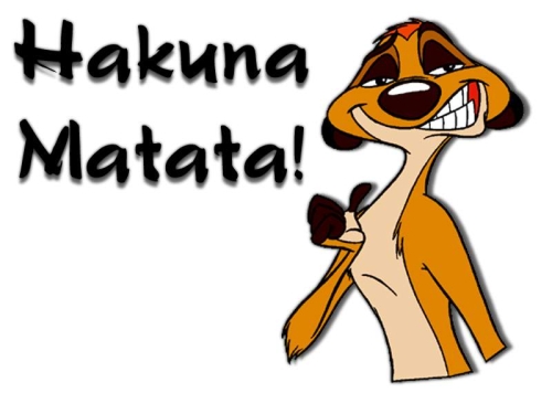 hakuna matata tattoos. TEXT - Men have trodden walk only where God it sang