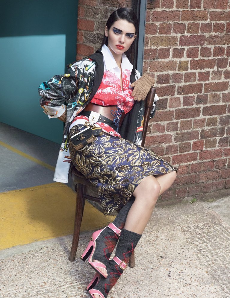 Kendall Jenner sexy photo shoot for Vogue Magazine