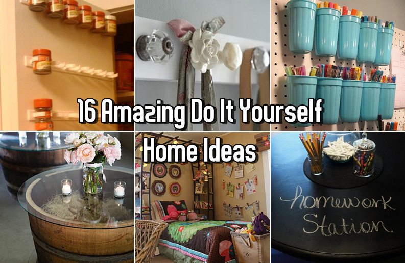 16 Amazing Do  It Yourself  Home  Ideas  DIY Craft Projects