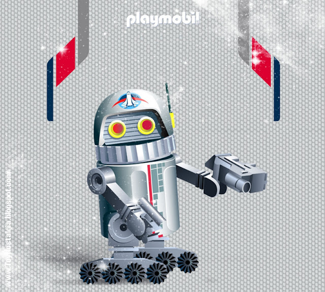 Playmobil Illustration © wallpaper Space Robot / Geobra Brandstätter GmbH & Co. KG. All rights reserved