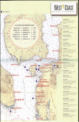 Map of Whale Channel Fishing Spots