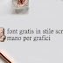 34 font gratis in stile scrittura a mano per grafici