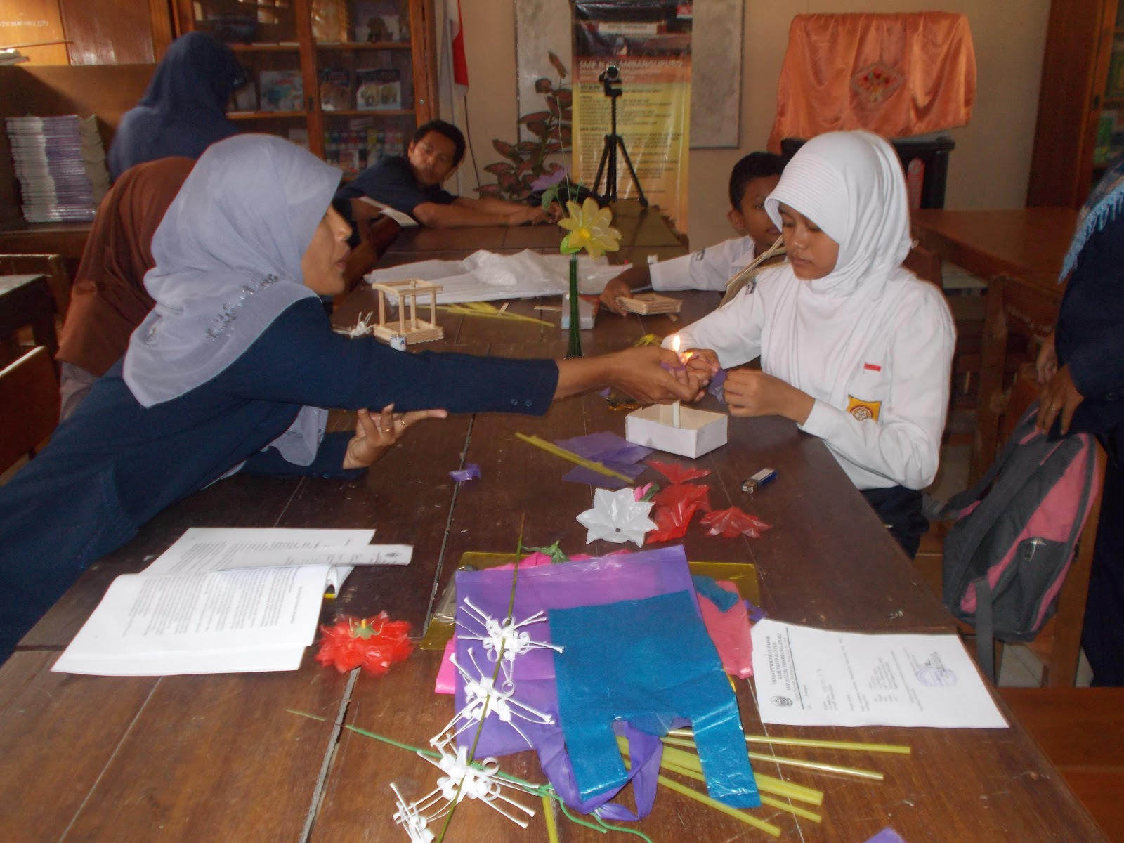 PEMANFAATAN SAMPAH SMPN 1 BAMBANGLIPURO