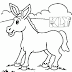 Burro – Desenhos para Colorir