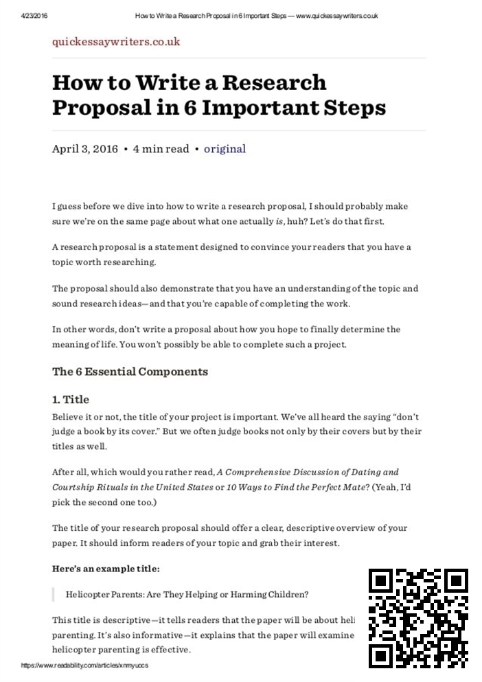 How to Write Business Proposal Letter