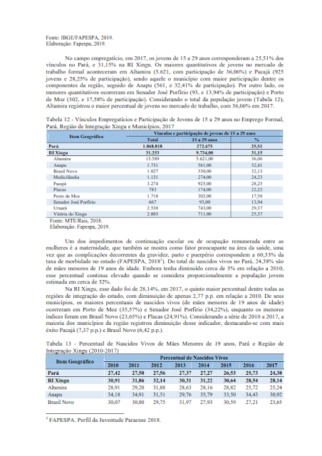 PPA – PLANO PLURIANUAL – 2020 – 2023 – V. I - REGIÃO DE INTEGRAÇÃO XINGU