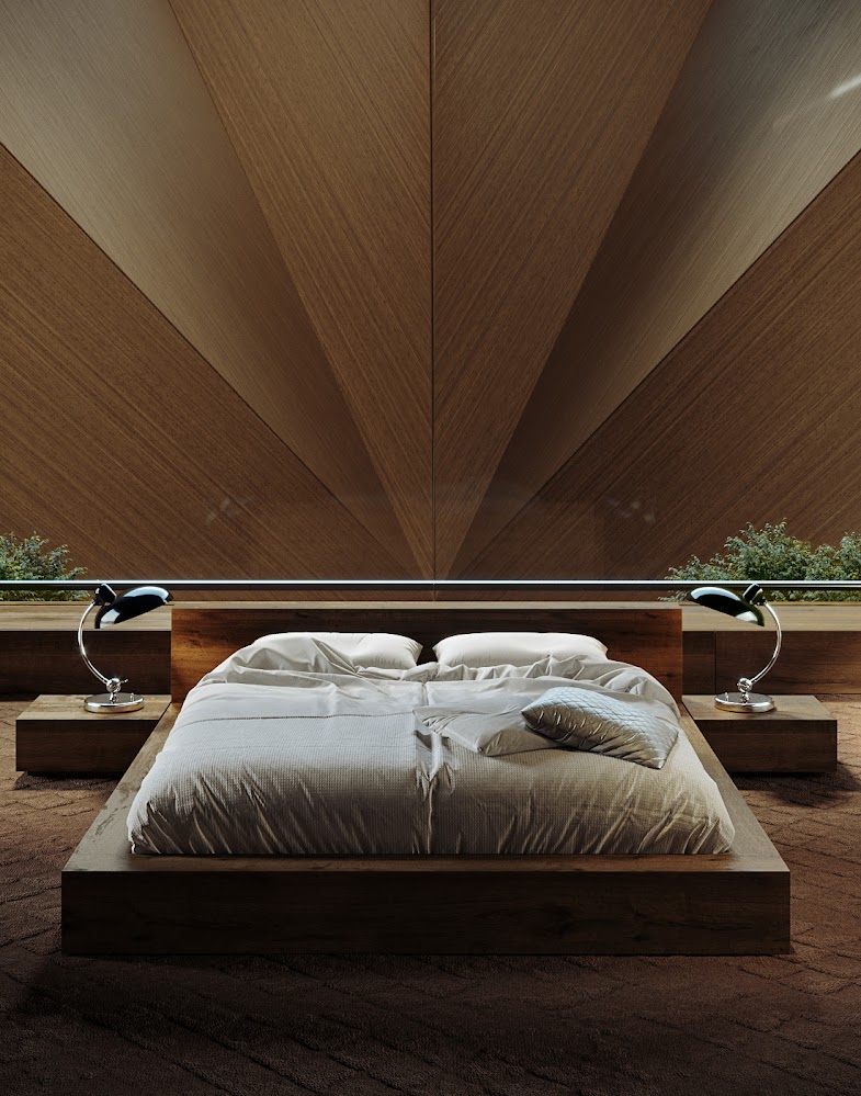 futuristic-coming-to-a-point-feature-bedroom-wood-accent-wall-ideas