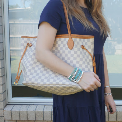 Away From Blue  Aussie Mum Style, Away From The Blue Jeans Rut: Tiered  Dresses and Tote Bags