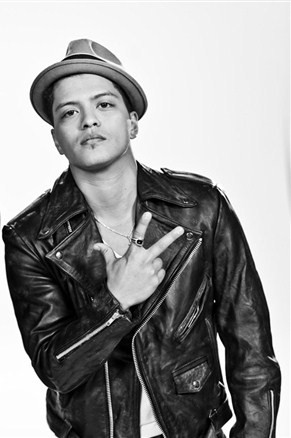 BRUNO MARS. Im starting to fall in love with all his song.