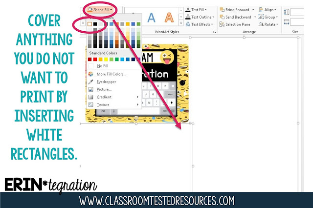 Classroom Decor Printing Tips - Did you buy a digital classroom decor set?  Here are 8 tips for editing & printing for a completely customized classroom decor theme!