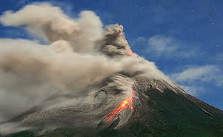 Letusan Gunung Kelud, Kediri, Jawa Timur