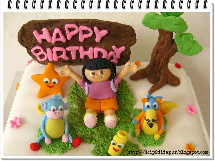 dora explorer birthday cakes