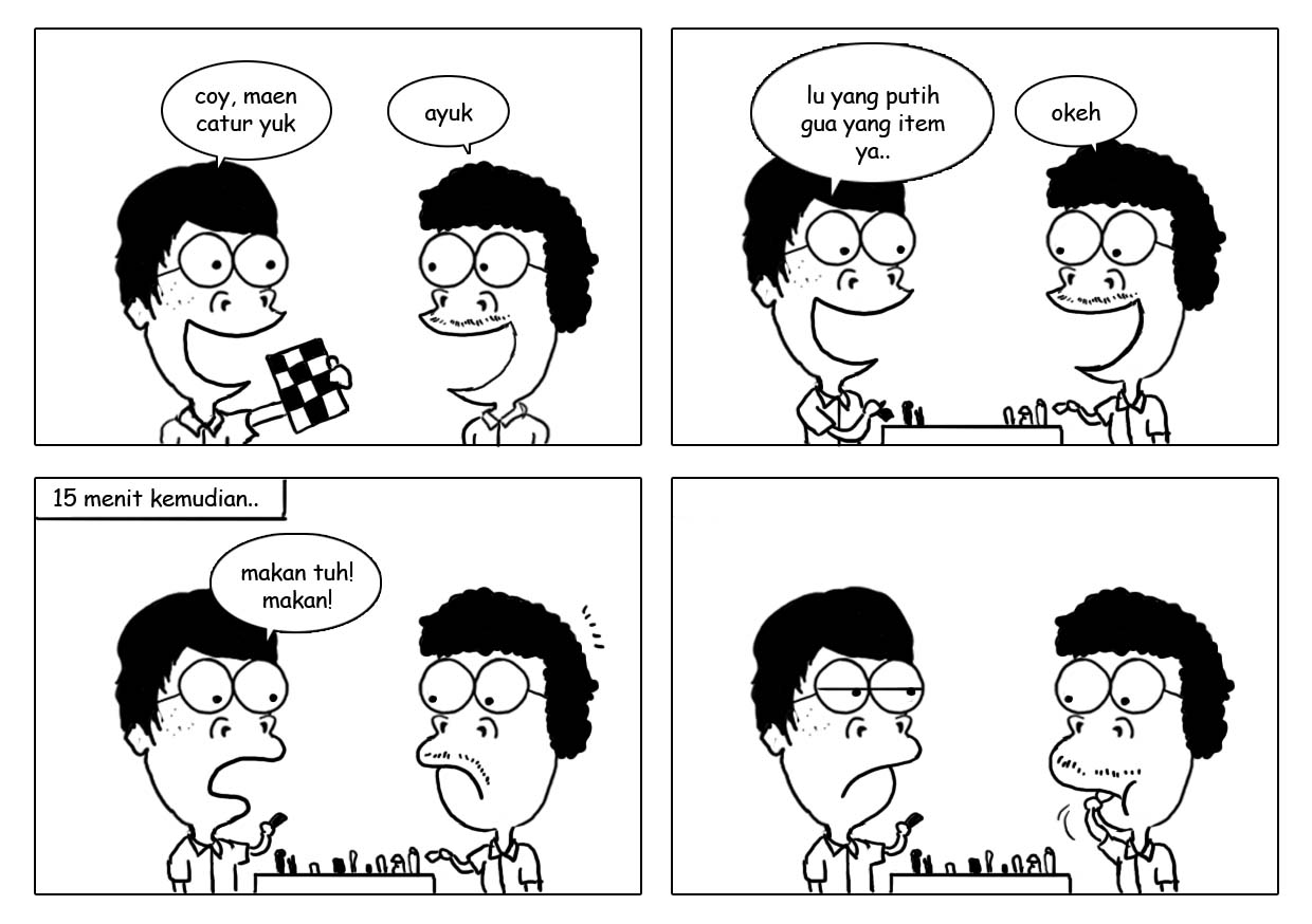 Contoh Gambar Komik Yang Mudah Dan Singkat