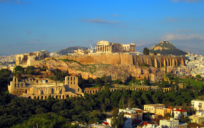 Acrópolis de Atenas. Grecia.