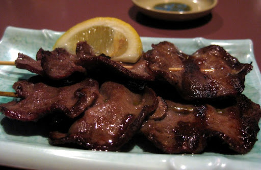 Beef Tongue Skewer at Tokkuri-Tei