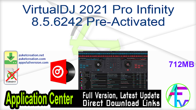 Atomix Virtualdj 21 Pro Infinity 8 5 6242 Pre Activated Softwares Latest Update Free Download