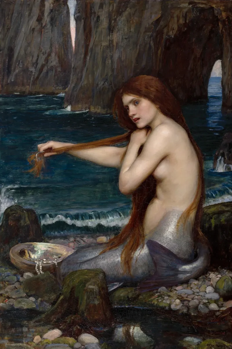 A Mermaid, 1900 John William Waterhouse, Oil on Canvas