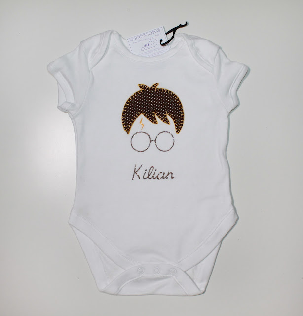 body para bebe personalizado harry potter