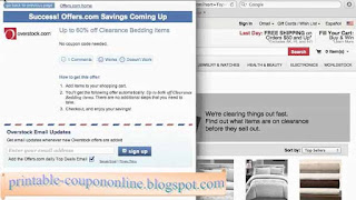 Free Printable Overstock Coupons