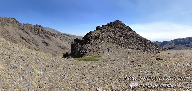 Puntal de Loma Púa - Pico del Sabinar - Pico del Púlpito - Puntal de Terreras Azules