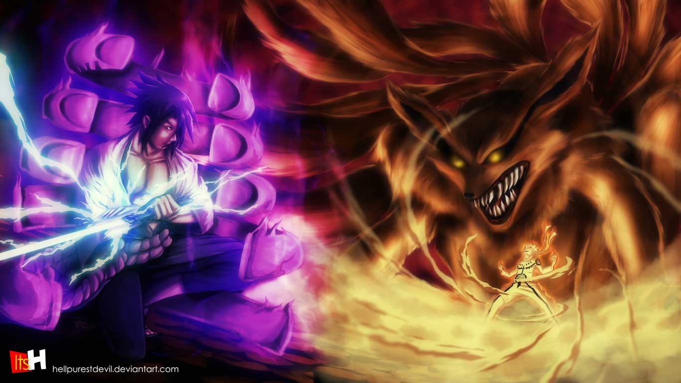 Gambar Keren  Naruto  Vs Sasuke Gambar 06