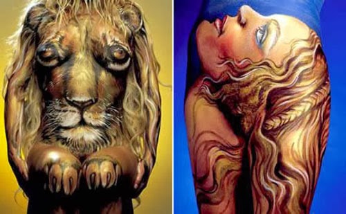 The Art Of Body Painting And Best 63 Examples