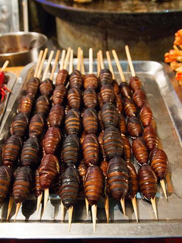  makanan ekstrim Di Wangfujing Street