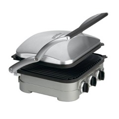 Cuisinart GR-4 Griddler Stainless-Steel 4-in-1 GrillGriddle and Panini Press (2)