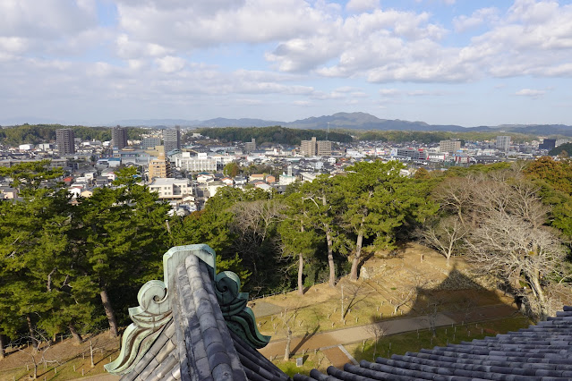 島根県松江市内中殿町 松江城 天守からの眺望