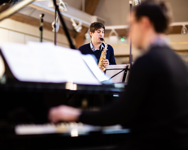 Jonathan Radford and Ashley Fripp at Champs Hill Music Room (Photo Patrick Allen)