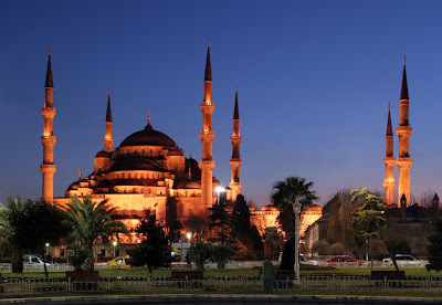 Istanbul's Sultan Ahmed Mosque or Blue Mosque