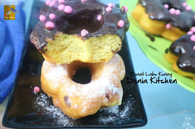 Pumpkin Donuts Donat  Labu Kuning Donat  Waluh  Denia 