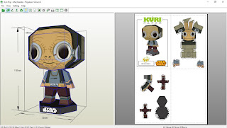 Kuri Paper - Pop Mini Funko Maz Kanata Star Wars Papercraft