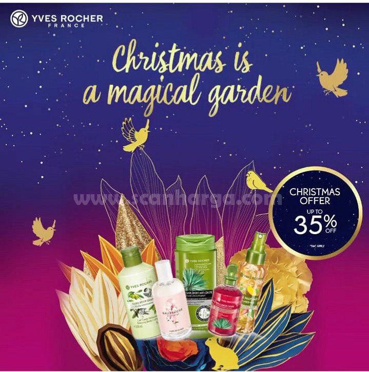 Promo Yves Rocher Christmas Offer Disc. Up To 35% Off