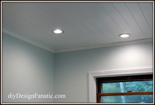 plank ceiling,, cottage kitchen,  kitchen reno, cottage, cottage style, farmhouse, farmhouse style, diyDesignFanatic.com, Sherwin Williams Topsail