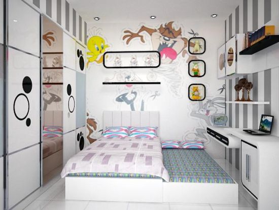 Desain Kamar Tidur Anak Laki Laki Modern