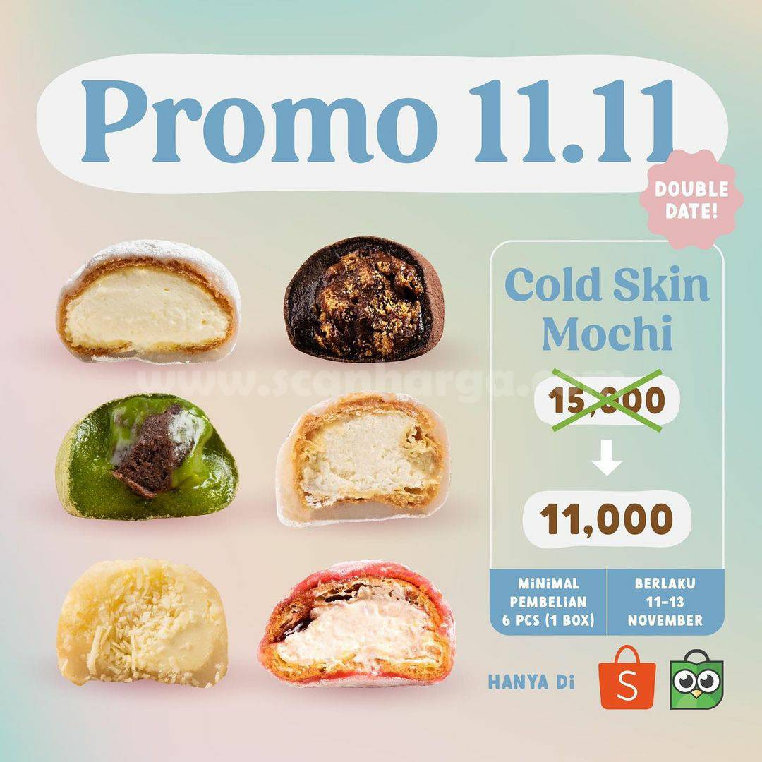 Promo MOCHI MOCHIO 11.11 DOUBLE DATE – BELI 1 GRATIS 1