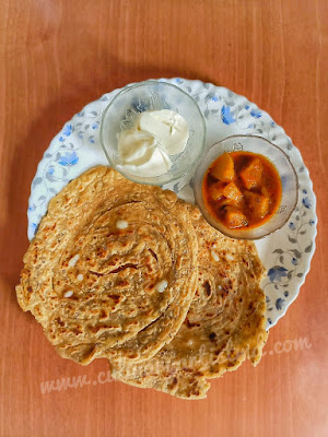 Carom Seeds' Indian Bread or Ajwain Paratha