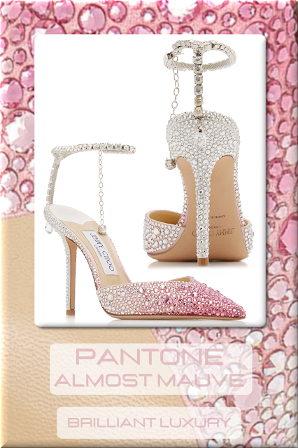 ♦Pantone Fashion Color Almost Mauve #shoes #pantone #pink #brilliantluxury