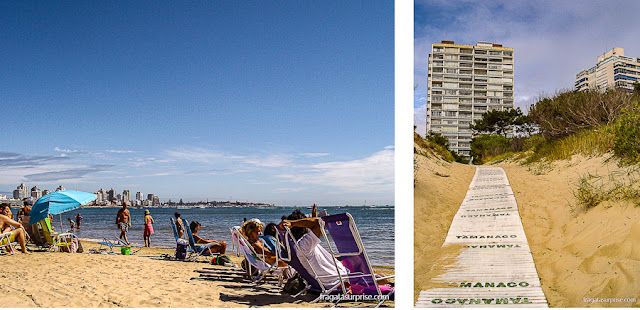 Praia em Punta del Este, Uruguai