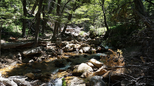 arroyo Van titter, refugio frey, refugio petricek