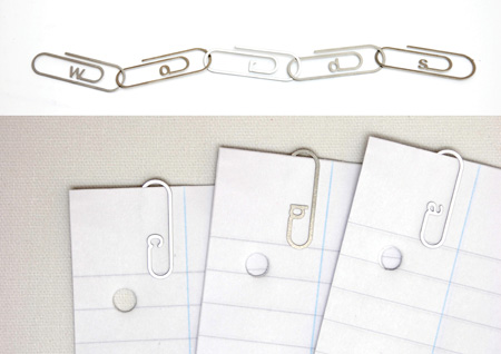 Alphabetical Paperclips