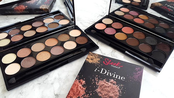 Sleek I Divine Eyeshadow Palettes In A