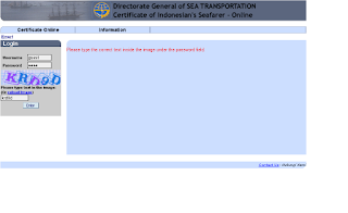 www.pelaut.go.id check sertifikat pelaut