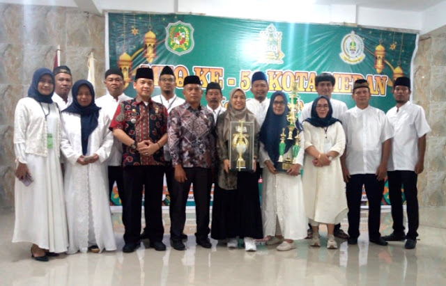 Kelurahan Kota Matsum 2 Raih Juara Umum MTQN Tingkat Kecamatan Medan Area