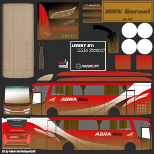 Livery Agra Mas BM 040 Skyliner Kotor