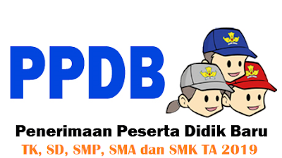 Persyaratan calon peserta didik baru TK, SD, SMP, SMA dan SMK Tahun 2019