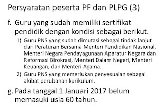 syarat sergur 2016 pola portofolio dan PLPG