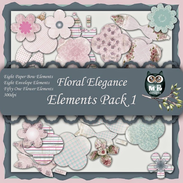 Floral Elegance Elements Front Sheet