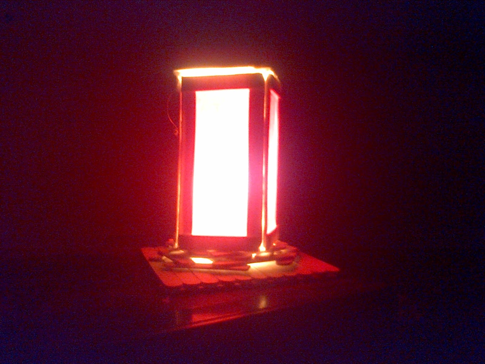 Keren Membuat Lampu  Tidur Kerajinan  Lampion Stik Es krim 